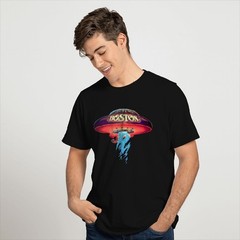 Classic Rock Band Boston Style Graphic T Shirt Unisex