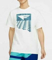 Nike Men’s Flight Basketball 90s White Vintage Loose fit Shirt Tee CD1314