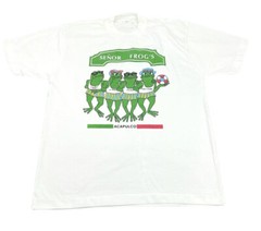 Vintage 90s Senor Frogs Vacation Acapulco Mens XL Single Stitch T Shirt