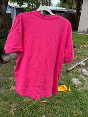 Universal Studios Men’s Pink VINTAGE 90’s Hollywood Made In USA Shirt Size Large