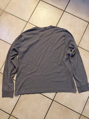 ECKO Men’s L/XL Gray Long Sleeve Crew Neck Graphic Print Knit T-Shirt
