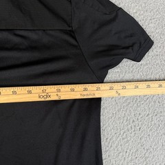 Spyder Active T-Shirt Men Large Black Short Sleeve Crew Neck Performance Stretch