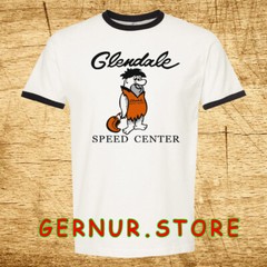 Glendale Speed Center Men’s Ringer Black Size S-3XL