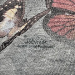 Vintage 2004 The Mountain Butterfly Tee Tie Dye Womens XXL Nature Leather Tag US