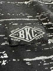 Brooklyn BKC Mens Shirt Size Large Slim Fit Poly Cotton Blend Stretch Flex Black