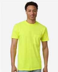 Tultex 293 Unisex Heavyweight Jersey Pocket T-Shirt