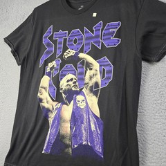 WWE WWF Wrestling Stone Cold Steve Austin Shirt Men Medium GRAY 3:16 Skull NWT B