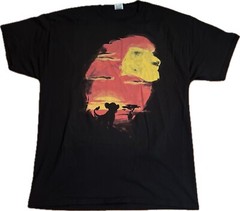 Disney The Lion King Simba Mufasa Sunset Art T-shirt Fruit of the Loom Shirt XL