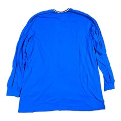 The Foundry Big & Tall Mens 3XL Long Sleeve T-Shirt Blue Solid