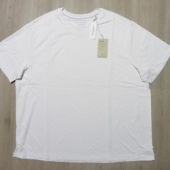 TOMMY BAHAMA Mens 2XLB 2XL BIG T SHIRT COASTAL CREST V NECK WHITE HAWAIIAN