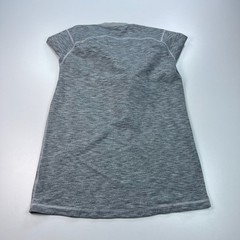 Gymshark Retake Shirt Mens Large Gray Crew Neck Stretch Training Logo Seamless