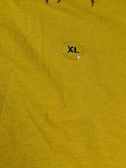 Vintage Hulkamania Shirt Mens XL Yellow Red Sleeveless Augusta WWE Hulk Hogan