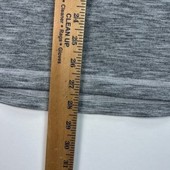 Gymshark Retake Shirt Mens Large Gray Crew Neck Stretch Training Logo Seamless