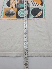 Vintage Avia T-Shirt Men Medium Art Deco USA Made Tee.#45356