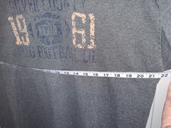 Arizona Jean Co Y2K Faded Graphic T Shirt Gray Distressed 1961 Mens XL
