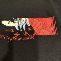 Vintage No Boundaries Non Stop Hip Hop Tee Streetwear Scratch Pad Black Cool