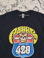 Gildan Heavy Cotton T-Shirt XL Route 420 Graphic Print Benton Texas