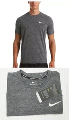 Nike Men’s Hydroguard Dri-FIT Stretch UPF 40+ Guard Swim Top Size M Gray NWT