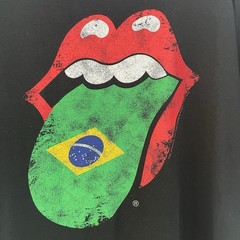 Official Rolling Stones Brazil Tongue Lips T Shirt 2XL XXL Black 2013 Bravado UK