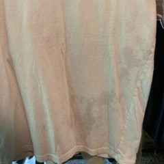 Airwalk white skater tee with oil stains on left side #skaterstyle