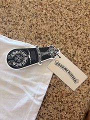 Chrome Hearts Los Angeles Men’s L White Long Sleeve Graphic Pocket Tee Cotton