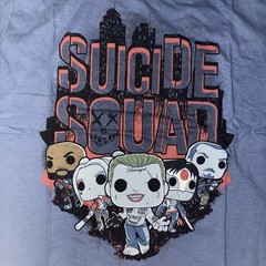 Funko Pop! Tees Suicide Squad DC Comics Blue Graphic Print T-Shirt XS