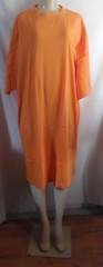 ORANGE EXTRA LONG COTTON PLAIN T-SHIRT OR SLEEPSHIRT TSHIRT FITS 2X / 3X