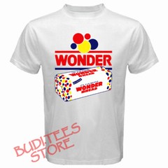 Wonder Bread Classic Talladega Nights Movie Men’s White T-Shirt Size S-5XL