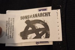SONS OF ANARCHY Shirt L Road Gear CHARMING CA EST 1967 Grim Reaper Harley TEE LG