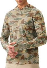 Men’s UPF 50+ Sun Protection Hoodie – Long Sleeve Fishing & Hiking Shirt