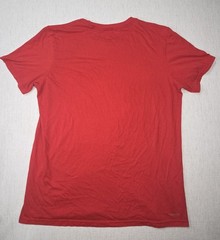 Adidas Performance Tee Red Short Sleeve T-Shirt Cotton/Polyester Size L