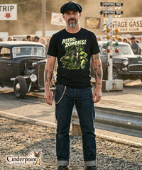 Astro Zombies! T-Shirt – Retro Sci-Fi Horror Punk Tee for Misfits & Aliens XS-5X