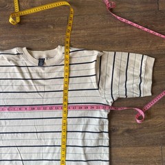 Vintage Lands’ End Striped T-Shirt Men’s Size L 42-44 Made in USA