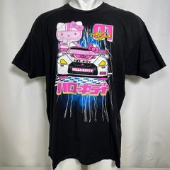 Hello Kitty Tokyo Speed Racing Girls Nissan GTR Black T-Shirt Men’s 2XL