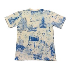 Louis Vuitton Blue Toile Monogram, Size Small