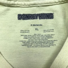 Nintendo Donkey Kong Men’s Short Sleeve Graphic T-Shirt Size XL Yellow Flashback