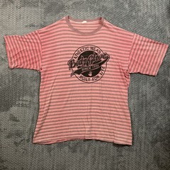 Vintage Body Glove Stripe Logo T-Shirt Men’s XL Red Surf Beach Faded 90s VTG