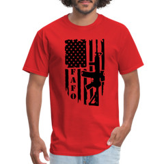 FAFO T-Shirt with AR15 & American Flag