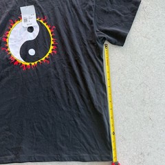 Forever 21 Flaming Yin Yang Graphic T-Shirt