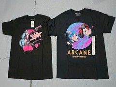 Arcane League Of Legends Apparel 2pc Shirt SZ Medium (NN)