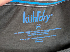 KÜHL Brazen KUHLDRY Short Sleeve Crew T-shirt Mens 2XL Gray Performance Tee