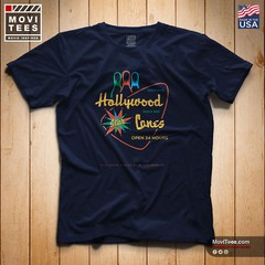 Hollywood Star Lanes T-Shirt Cotton Big Lebowski Inspired Bowling Fan Art S-5XL