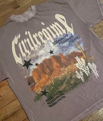 Civil Regime Blooming Through Chaos Desert Graphic Boxy T-Shirt