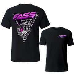 FASS Diesel Fuel Systems T Shirt, Turbo Diesel Truck Graphic Tee, Car Guy Perfor