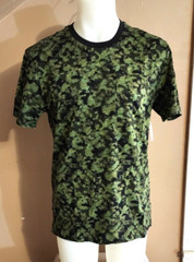 #79 Goodthreads T-Shirt Men’s M Short Sleeve Crewneck Blurred Camo Cotton NWT