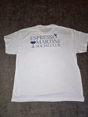 Gray Goose Chest Lego Front “Espresso Martini Social Club” Back graphic t-shirt