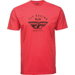 Fly Racing Patriarch Tee T-Shirt in Sage Cyan Red and Black Size Small and Large