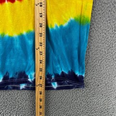 FREEZE Brand Tie Dye T-Shirt Adult Large Multi-Color Spiral Swirl Boho Grunge