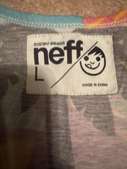 Neff Palm Tree Graphic Tank Top Large Retro BeachStreetwear