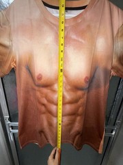 Halloween Men Muscle 3D Print T-Shirt Summer Short Sleeve Digital Printing Top